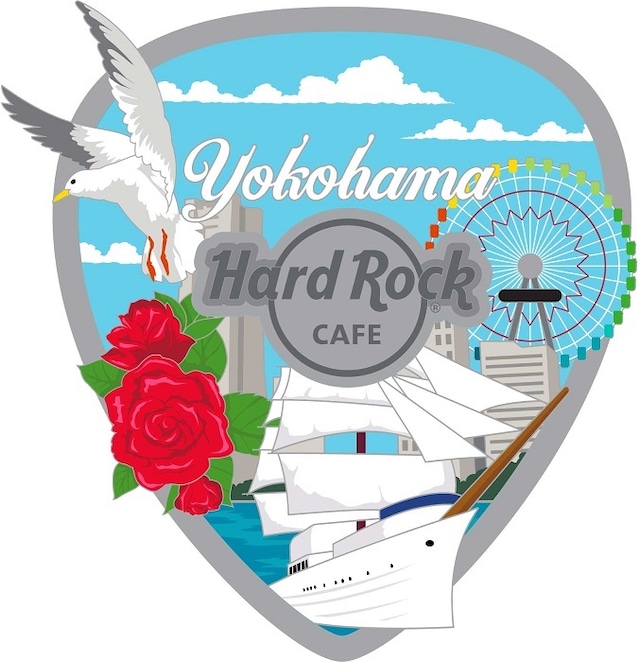 YOKOHAMA 横浜 3D Collage Pick Pin