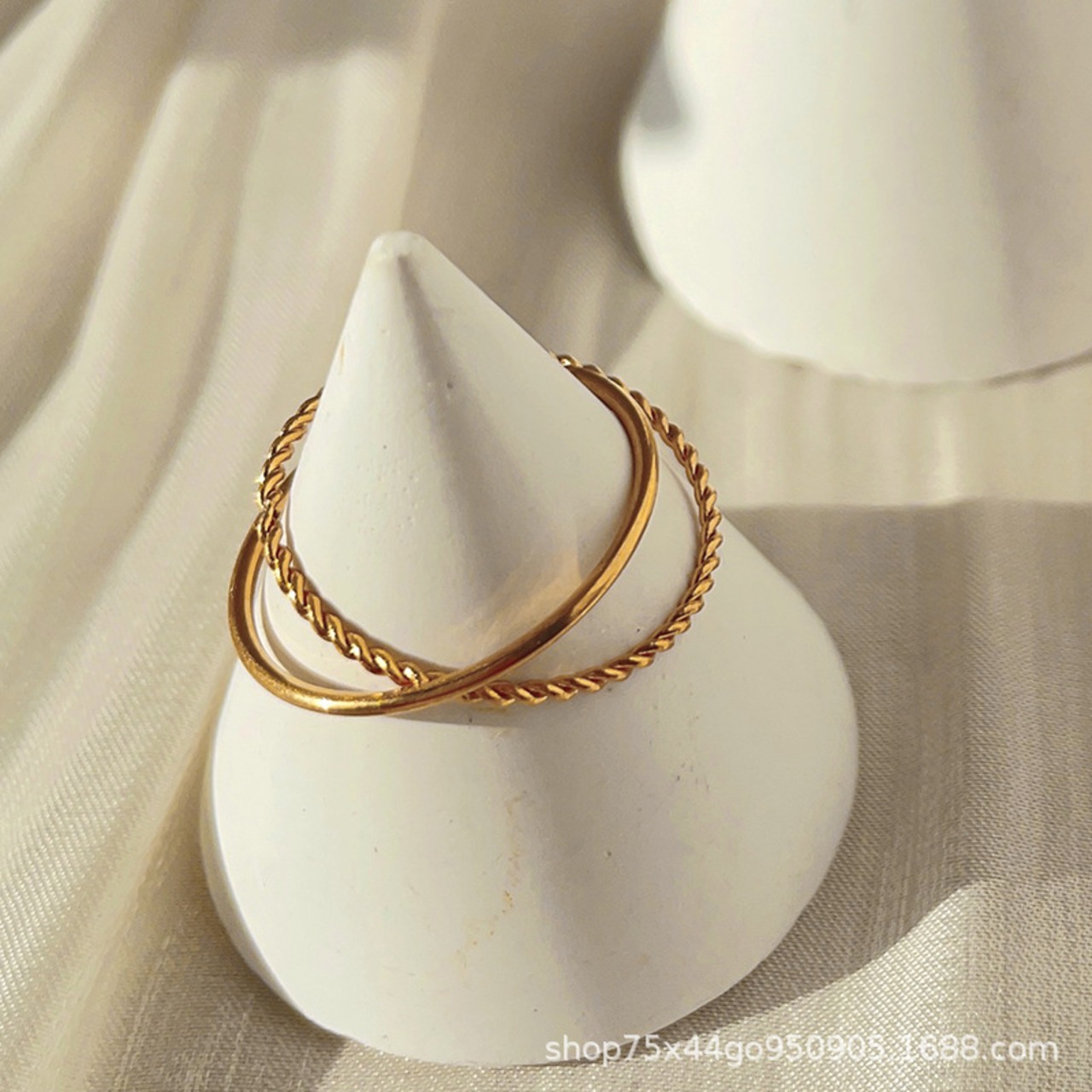 348R　ステンレス二連リング