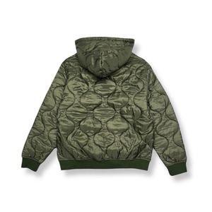 NVCLEAR / liner zip hoodie olive