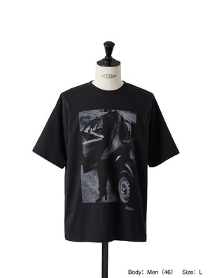 SHORT SLEEVE T-SHIRT / Karl Lagerfeld for Chloé（Black）