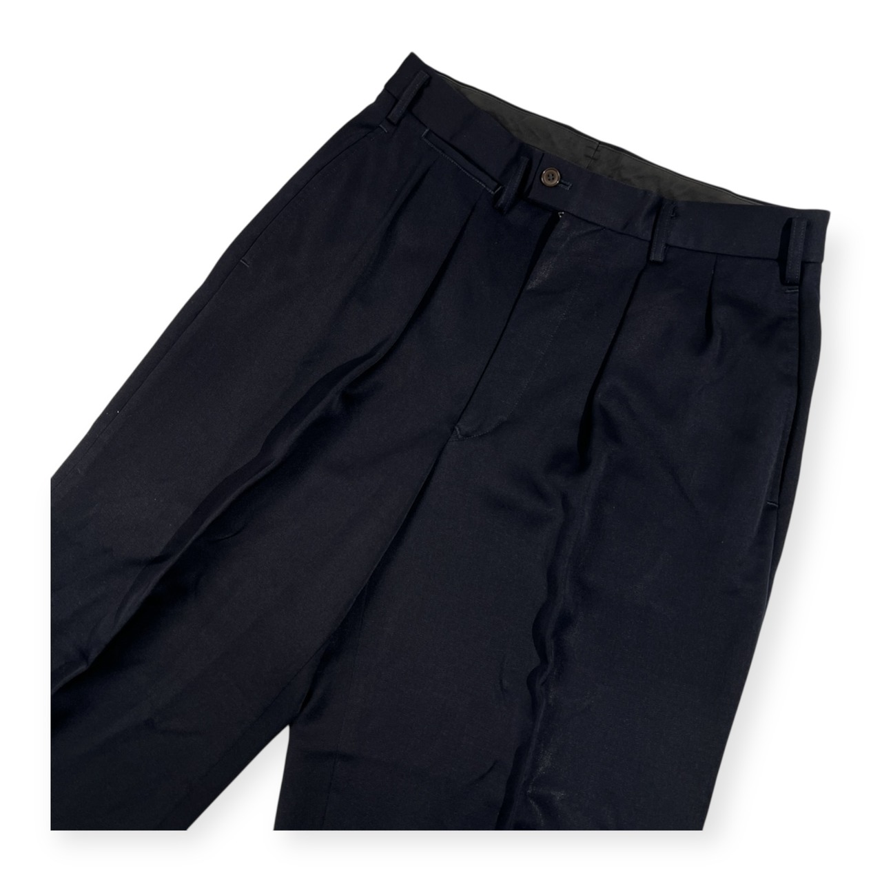 90s SCOOPMAN スクープマン 2000 セットアップ スーツ サイズ L /メンズ/オールド/ビンテージ/ネイビー/上下セット/DCブランド