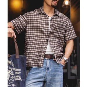 クラシックチェック ボックスシルエットシャツ 11356