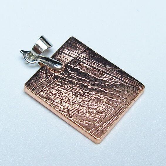 ギベオン ペンダント 隕石 メテオライト ピンクゴールド 一点物 メール便可 112-13526