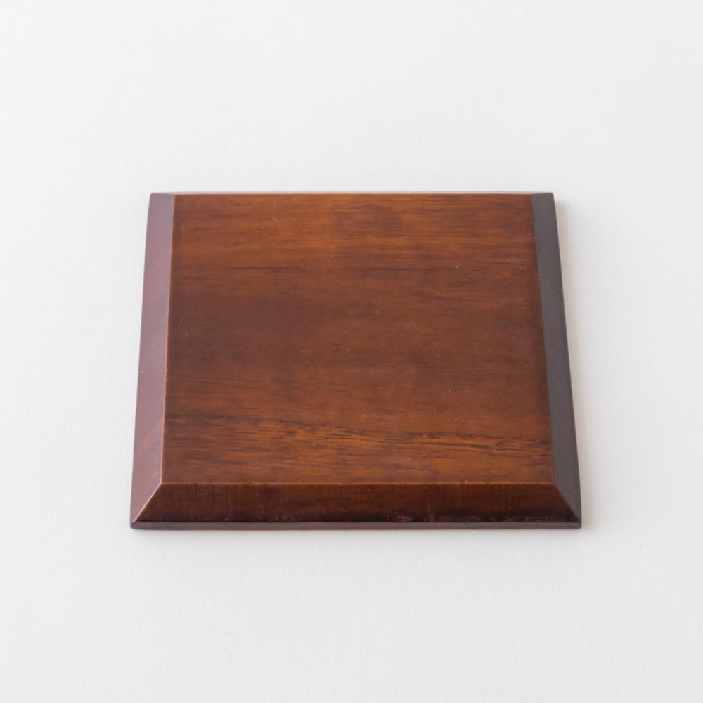 桐・コースター(はつり)　2枚セット