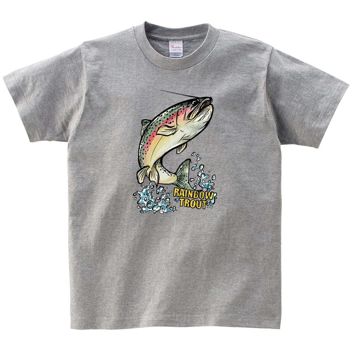 ニジマス 虹鱒 Tシャツ rf16 渓流釣り ルアー釣り フィッシング 釣り好き 釣り人 誕生日 父の日 敬老の日 ギフト プレゼント