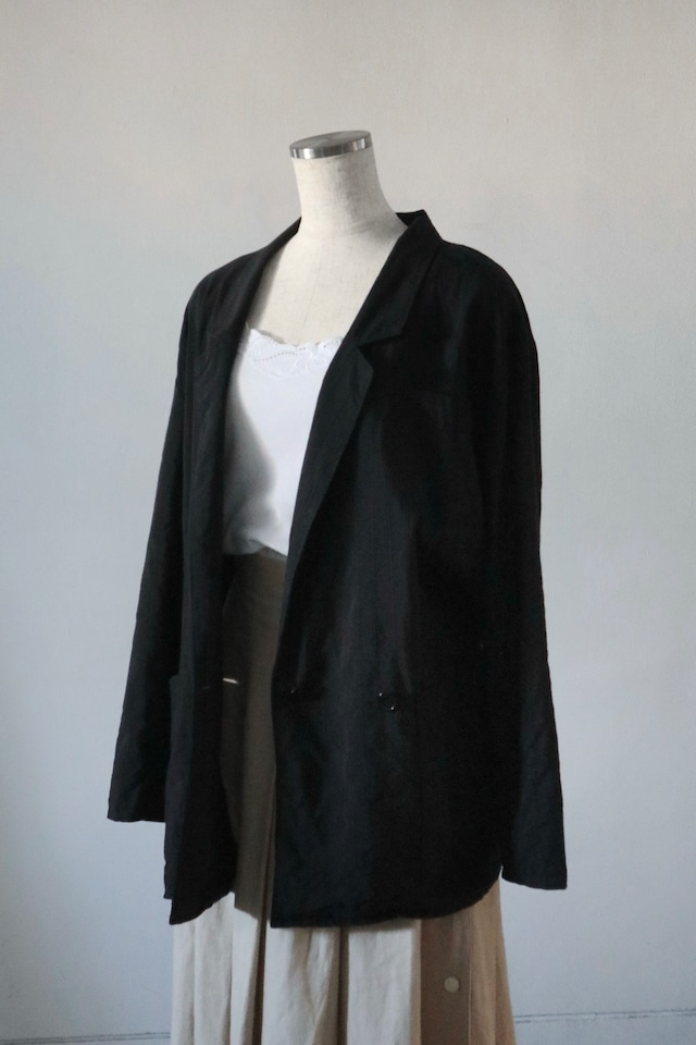 Euro black stripe tailored jacket