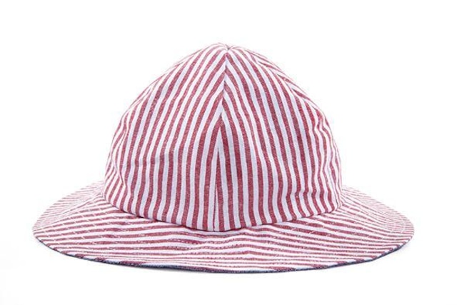 sun hat (stripe denim) サンハット ストライプデニム