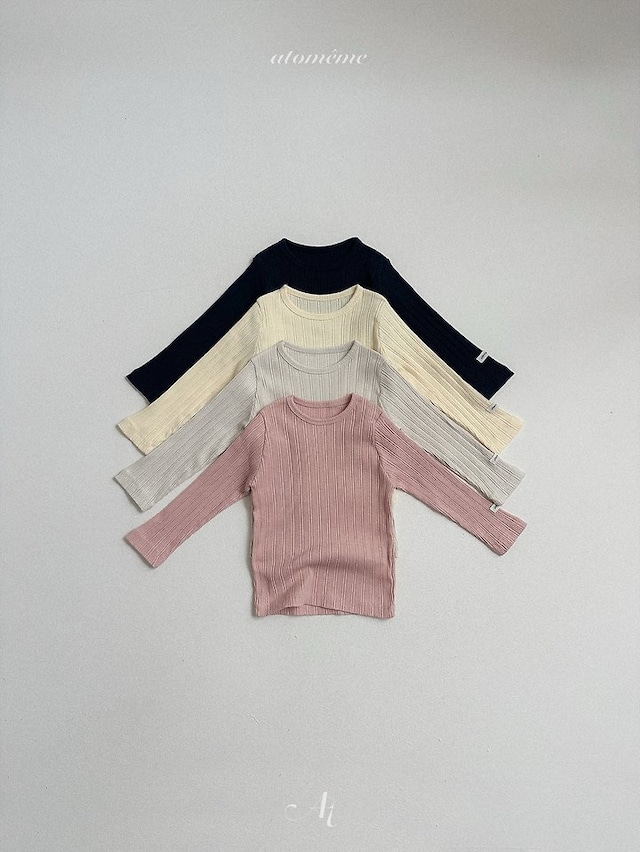 【取寄】atomeme｜hazel tee｜ヘーゼルTシャツ｜S-XL｜10m-4y｜26 autumn