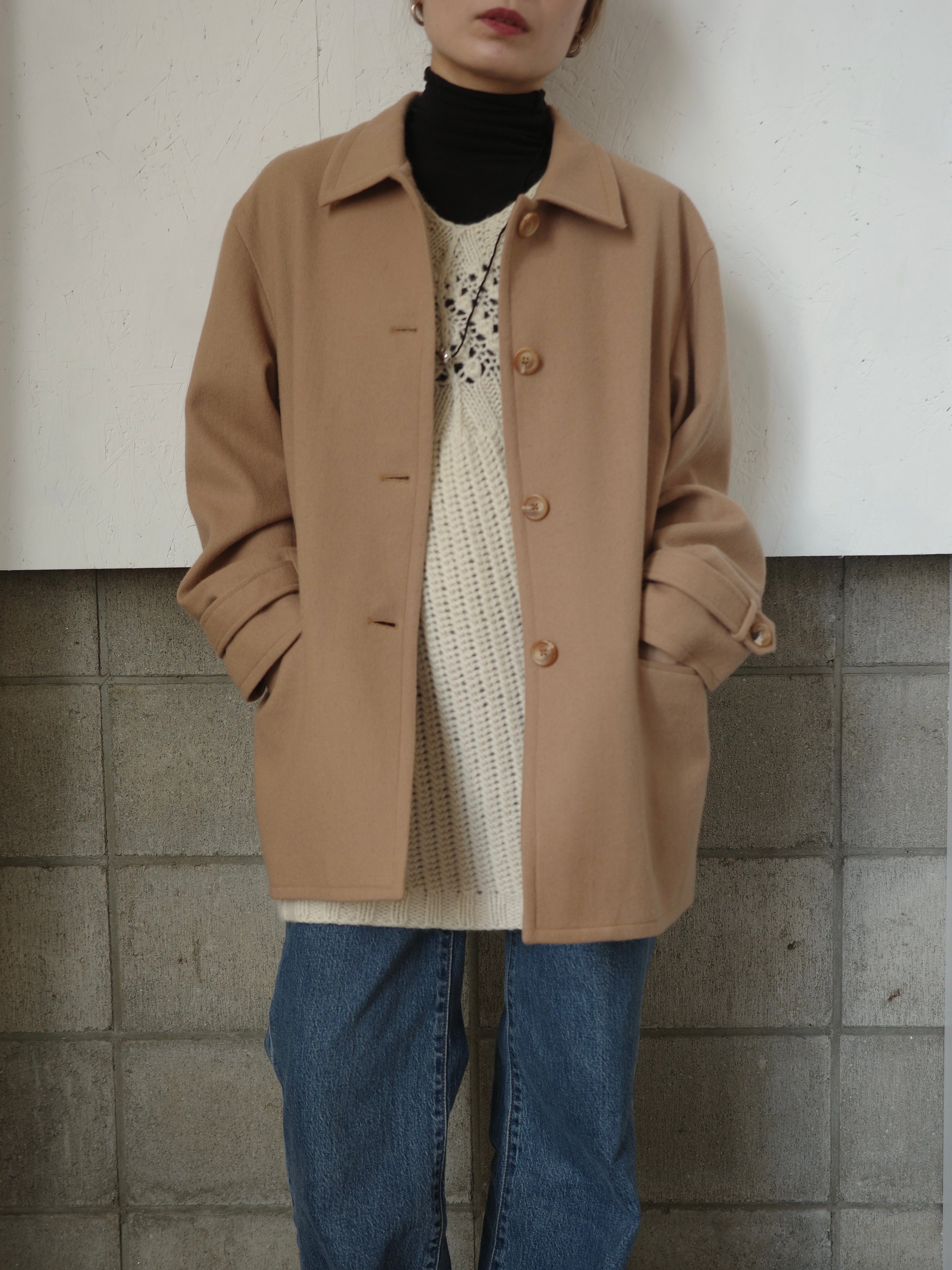 ジャケット・アウター sheller pure lambs wool jacketcoat BEIGE sheller pure lambs wool jacketcoat BEIGE
