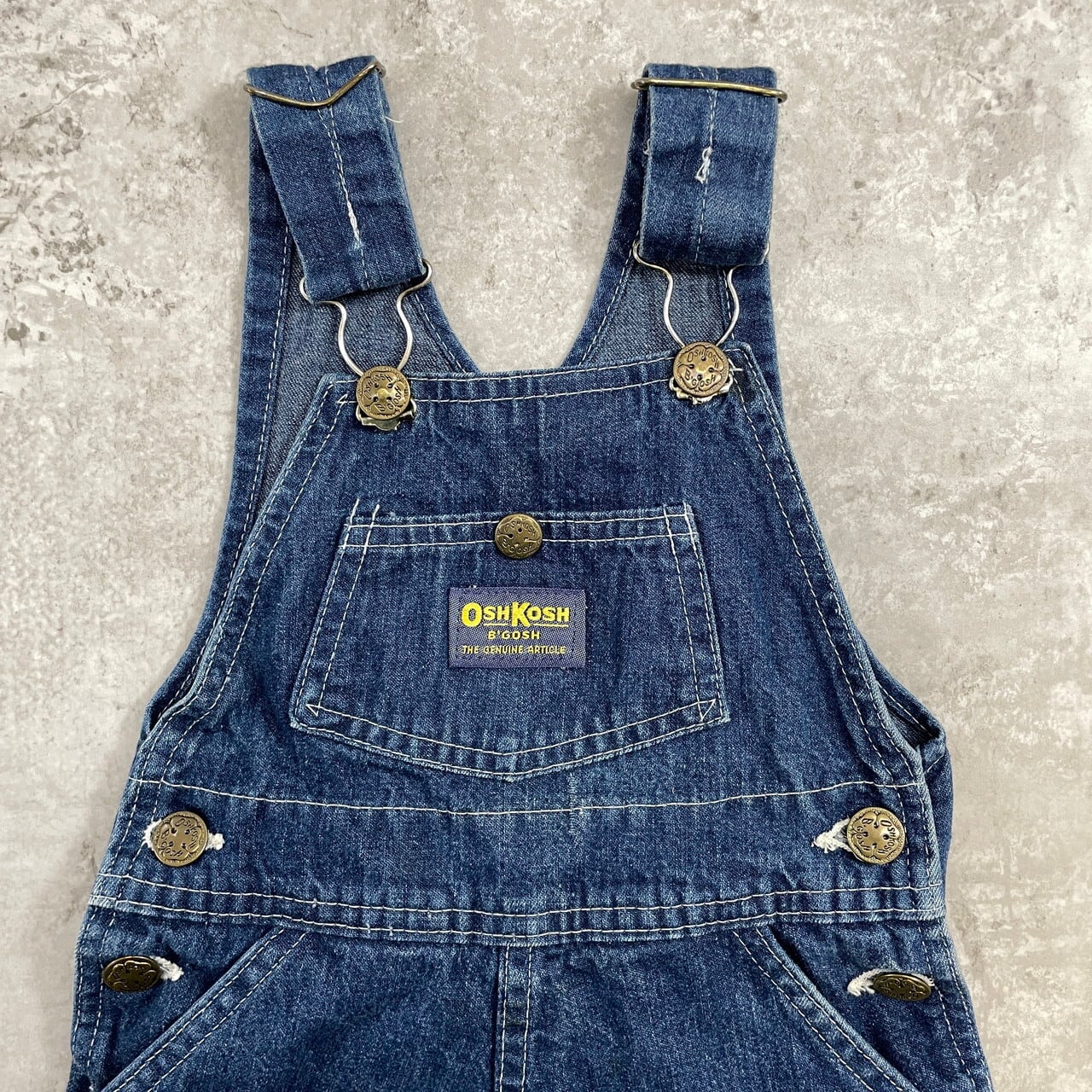 ヴィンテージ オシュコシュ アルファベット ジャンスカ 2T OSHKOSH（オシュコシュ） ビゴッシュ OSHKOSH B'gosh ジャンパー