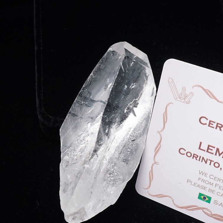 レムリアンシード 水晶 原石 ブラジル ミナスジェライス州 コリント産 証明書付属 一点物 271-675