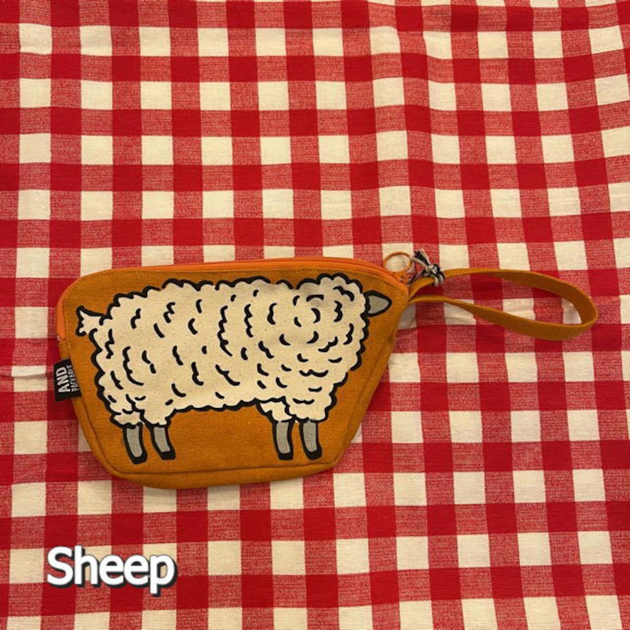 Die-cut pouch　3Type　COW PIG　ダイカットポーチ　牛　豚　羊　アニマル　animal　ポーチ