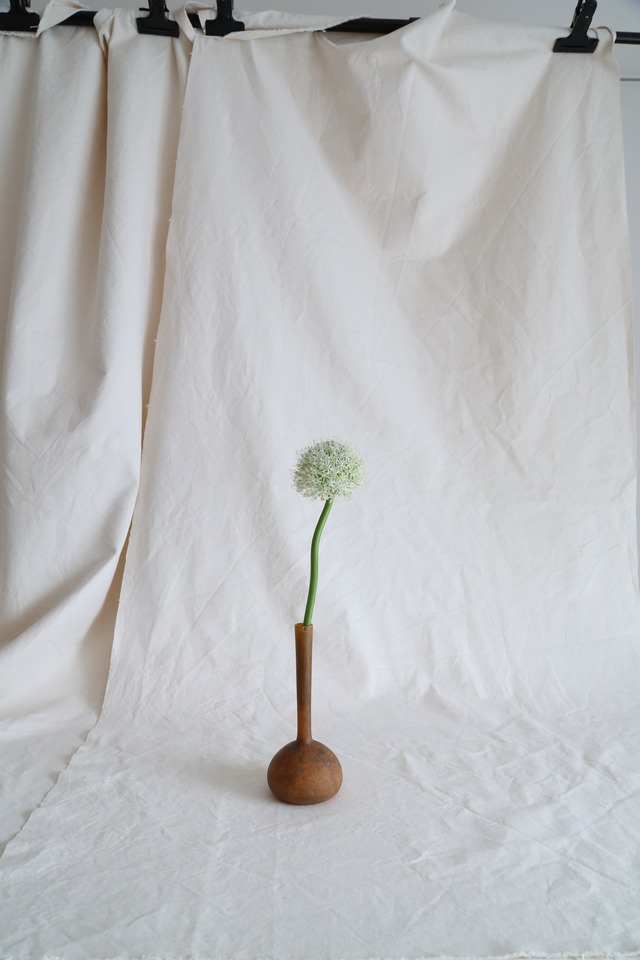 Vintage Orange Flower Vase