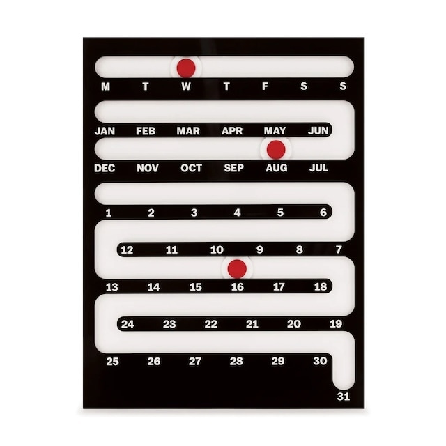 MoMA Sliding Perpetual Calendar スライディング パーペチュアル カレンダー