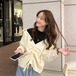 ✞ スタンダードカラーギャザーラウンドネックシャツブラウス ロング レトロ ✞ゴスロリ SM ミリ 甘ロリ クラロリ 和ロリ エレガント 黒ロリ 姫ロリ 華ロリ BB-BB86357401069