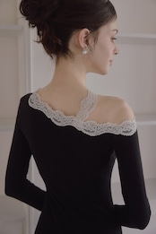 Asymmetrical long dress