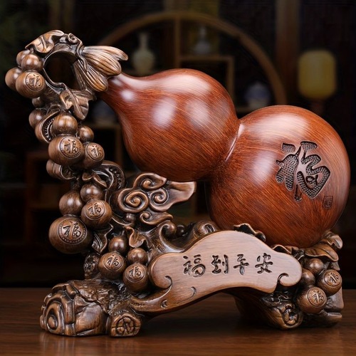 ひょうたん 置物 風水 幸運 安全 ギフト用 リビングルーム デスク ホームリビングルーム　バー カフェ オーナメント 部屋の装飾 卓上ディスプレイオーナメント