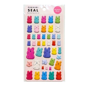 ぷっくりシール　Gummy Bear