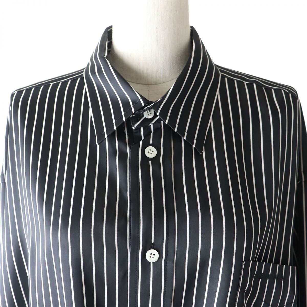 バレンシアガ確実正規品　ストライプシャツ　サイズ41 バレンシアガ確実正規品 ストライプシャツ サイズ41 楽天市場