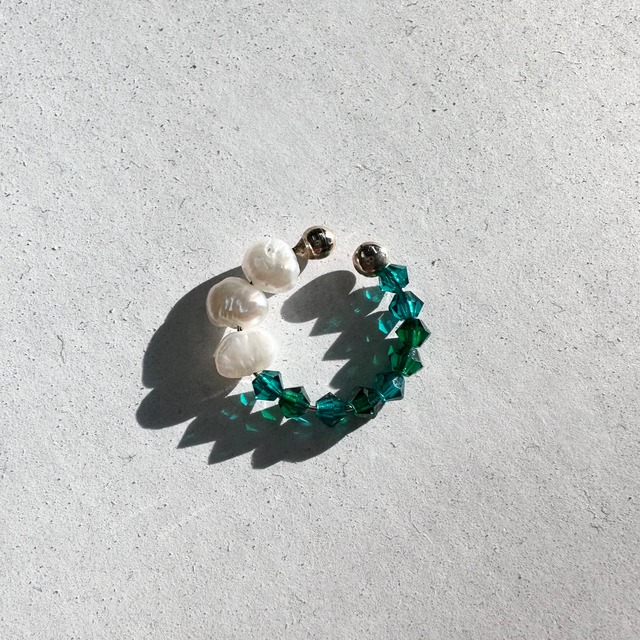 【memo】Baroque pearl-green crystal