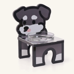 予約【OPO】Pet Bowl Stand Set (Schnauzer/3color)