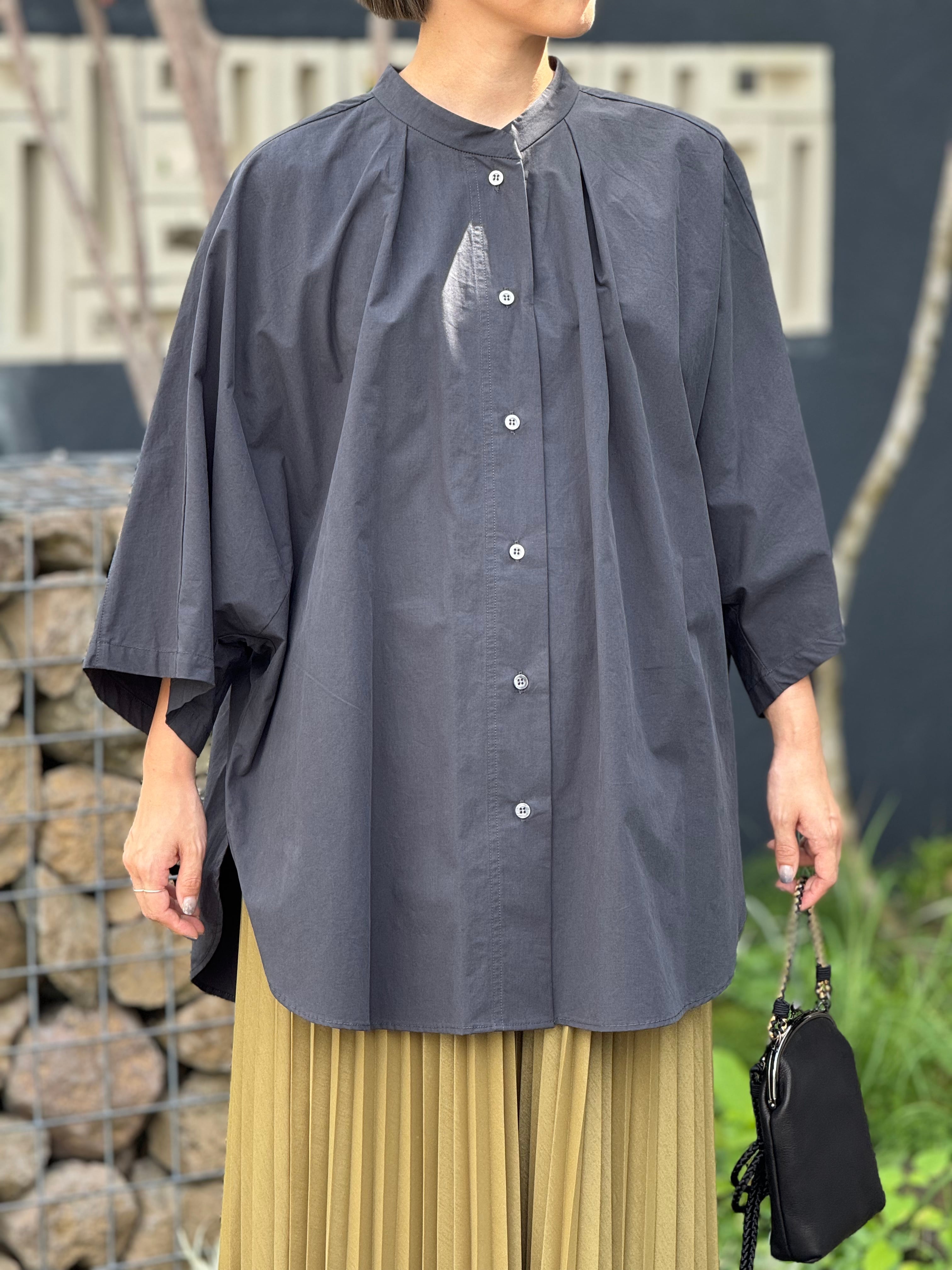 YENN ラウンドフォルムシャツ A/W