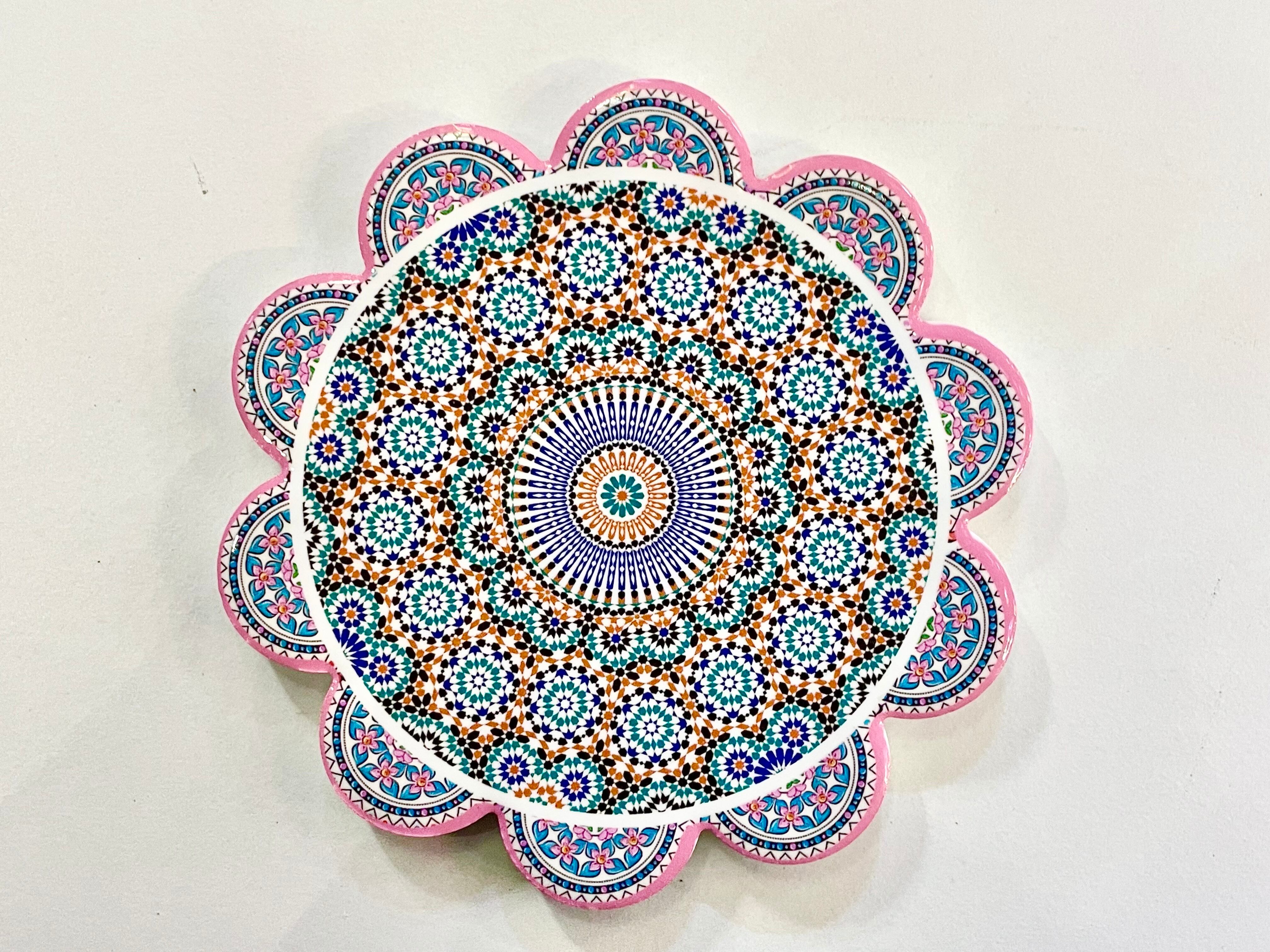 にこ 豊洲 コースター にこ 豊洲 コースター 木象嵌 鉄子(ネコ)＆鉄吉(イヌ) コースター 1枚