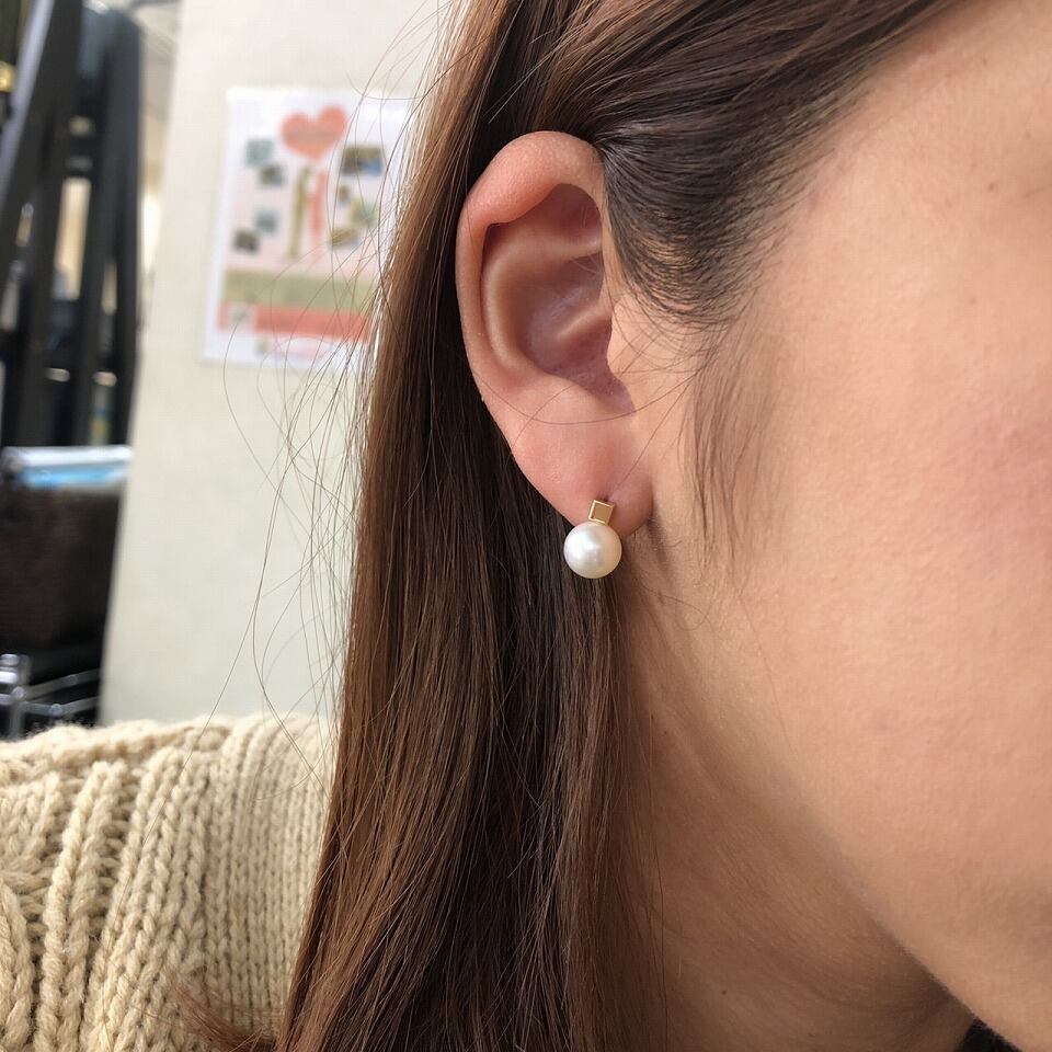 Ｋ18YG/パールピアス