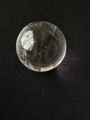 水晶丸玉　約22mm