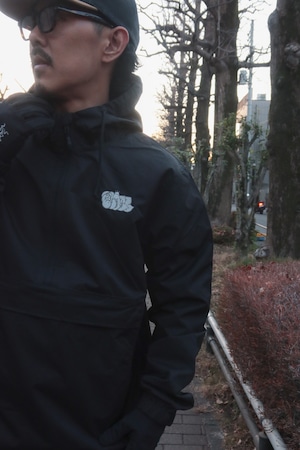 BLAZZ by IRA Water Resistant Windbreaker Anorak 24' [BLACK]