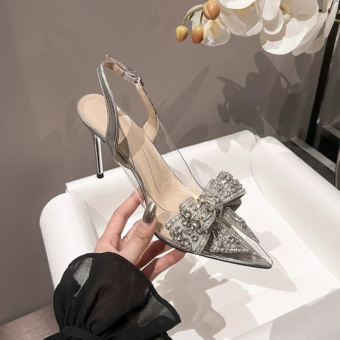 レディース サンダル ミュール ミュール ハイヒール 7cm 9cm