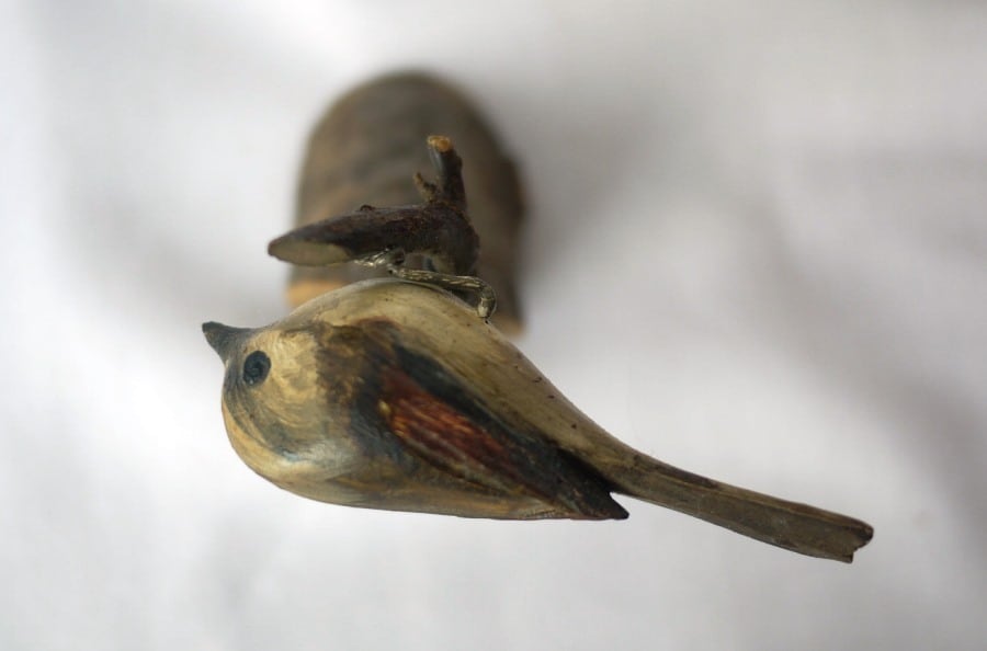 エナガ バードカービング作品