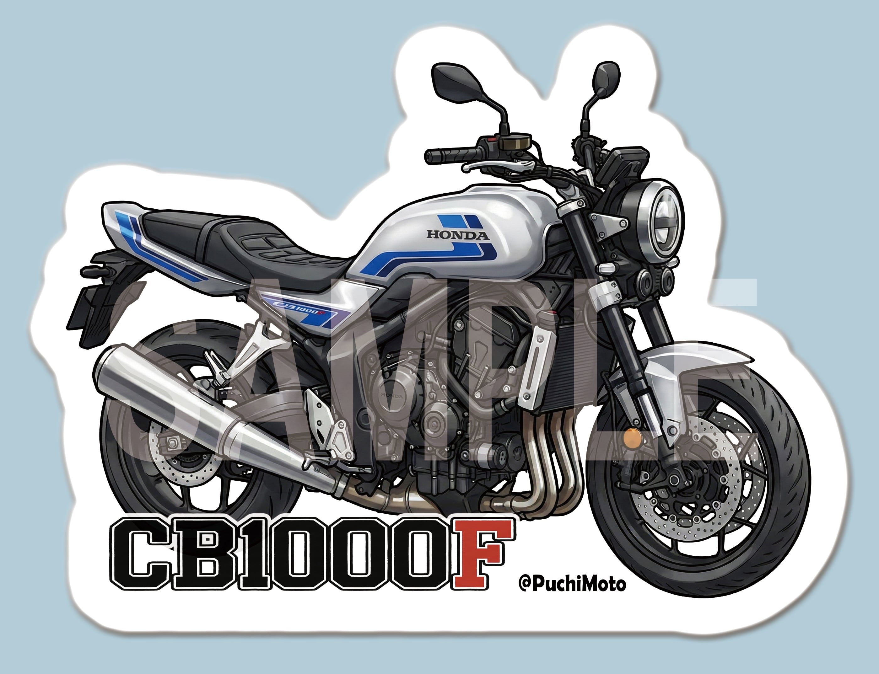 PuchiMotoステッカーM（CB1000F） | 江ノ島さくら堂 本店