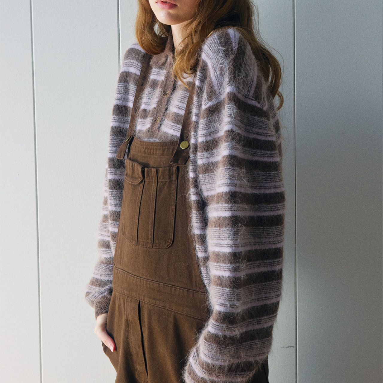 Striped Polo Knit T3738