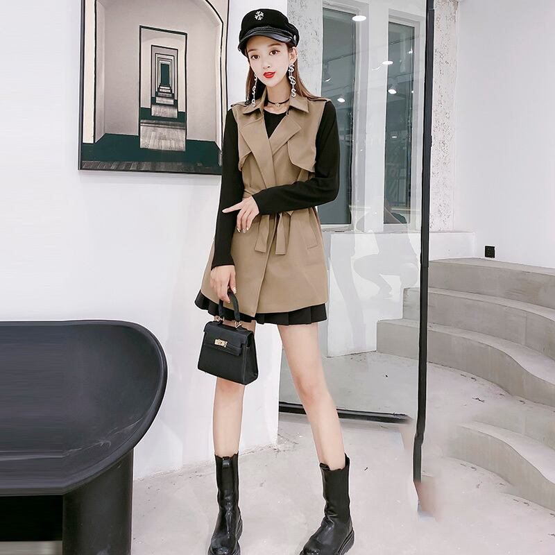 ラージサイズの女性用脂肪mmプラス肥料プラスツーピース200kgベストミドル丈Tシャツルーズファットヨーロピアングッズスーツ ミックスインファッション36039955150