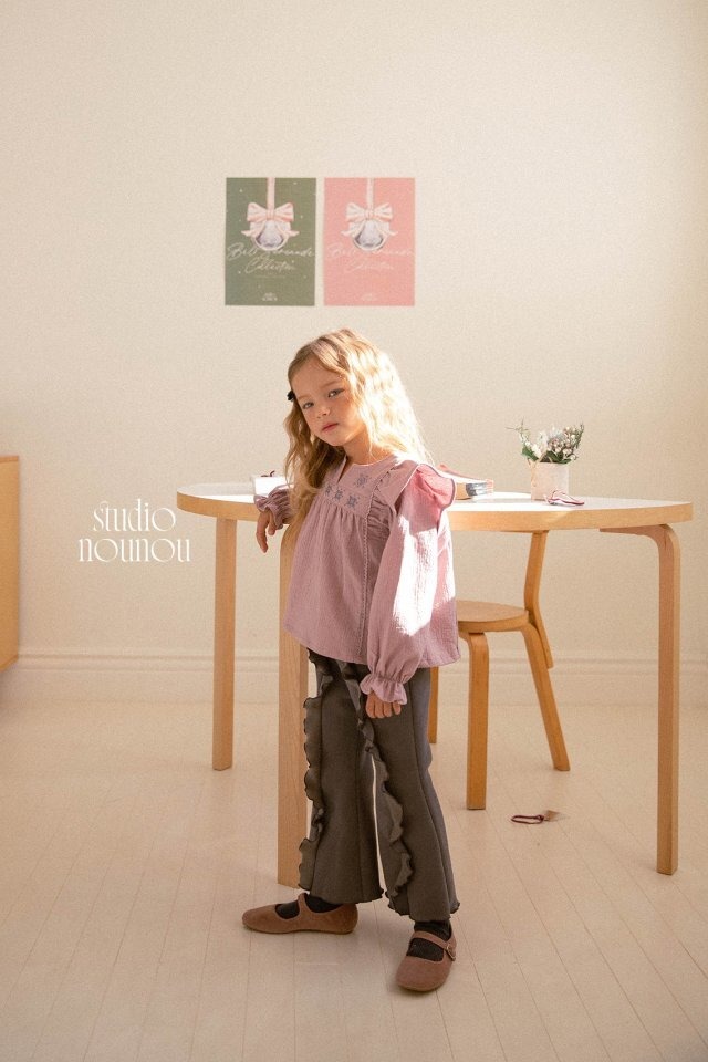 【予約商品】2025 冬新作 STUDIO NOUNOU スタジオヌヌ レイチェルブラウス