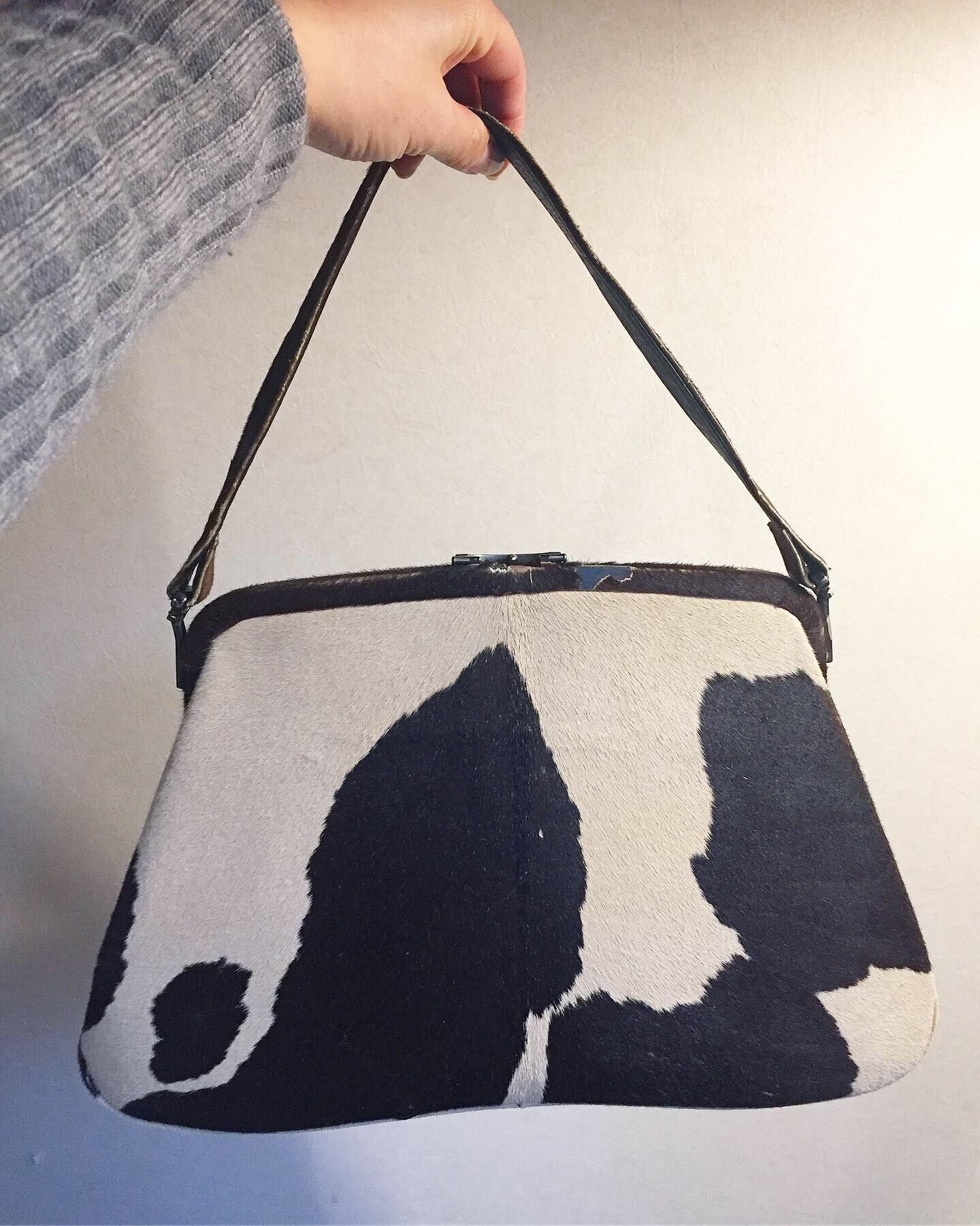 vintage western fringe ハラコ　design 2連　バッグ vintage western fringe ハラコ design 2連 バッグ