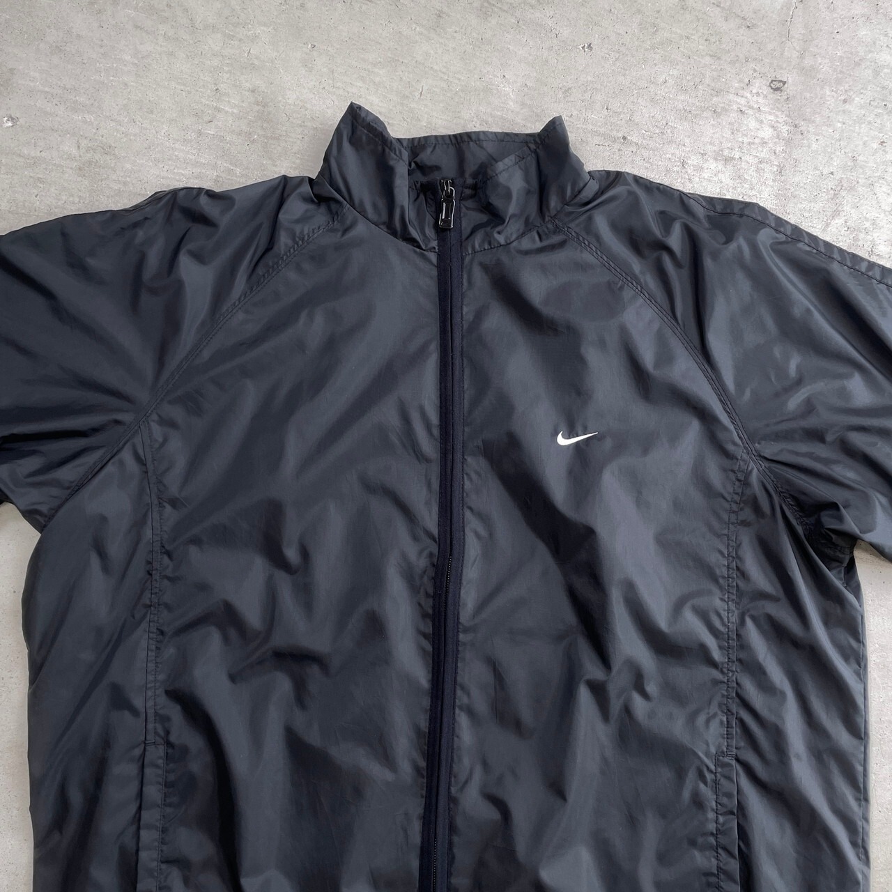 90-00年代 NIKE ナイキ ナイロンジャケット メンズL 古着 ワンポイント 