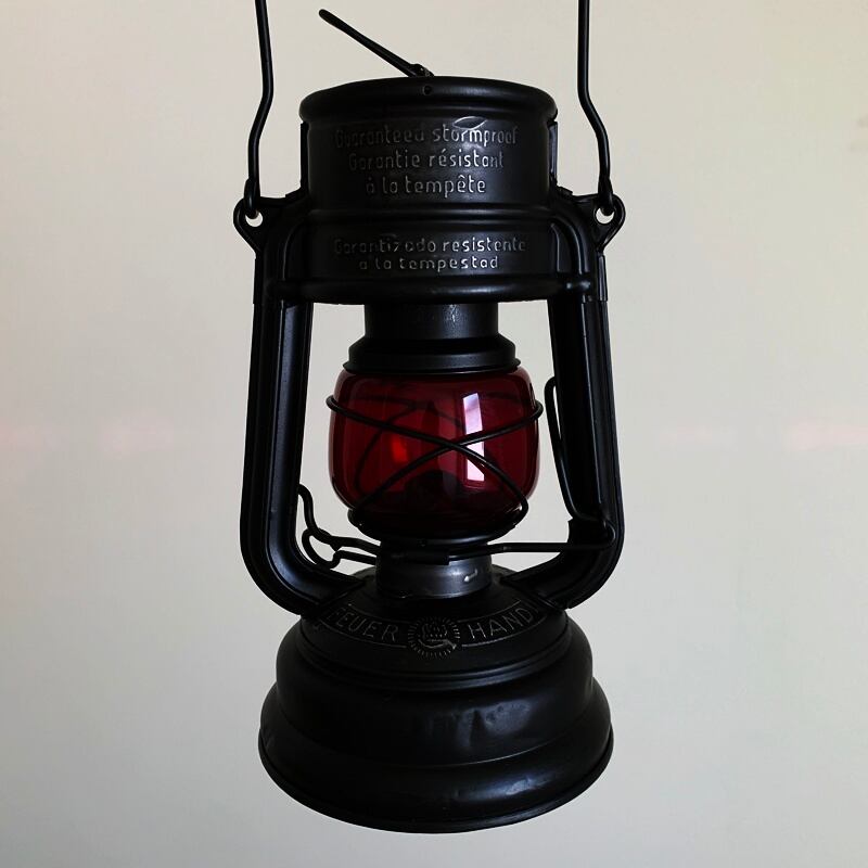 FEUERHAND 176 stk DBP a. 1950's auer red glass | Oldman's lantern