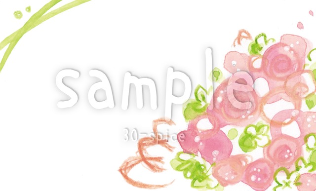 【名刺・カードサイズ】flower_pink(jpg)