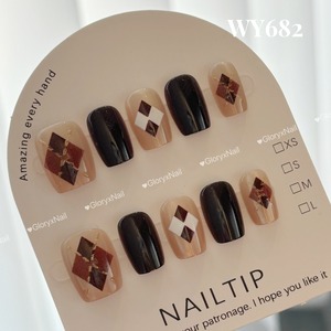 WY682 ネイルチップ サイズXS/S/M