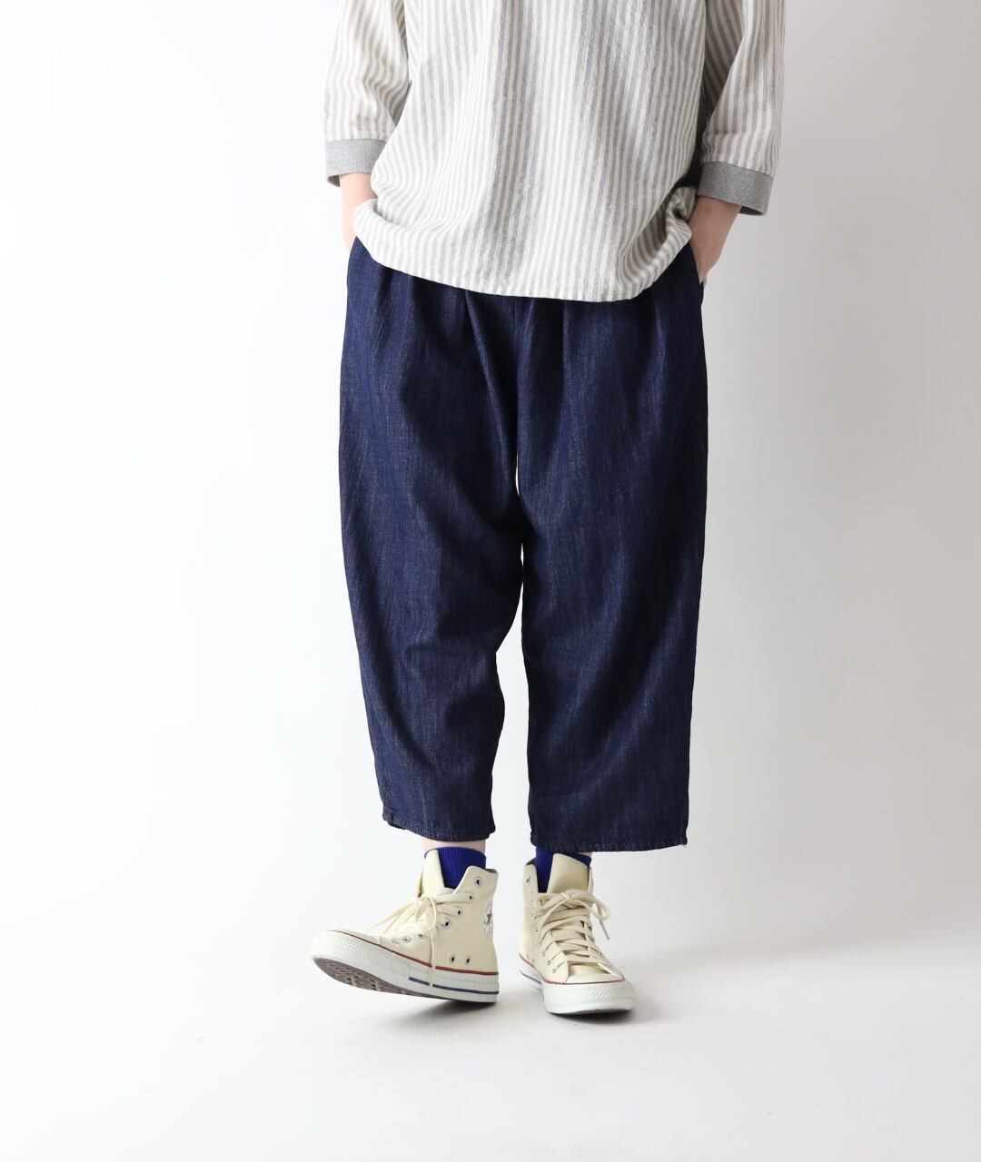 再入荷】CUORE STORE/コットン タックコクーンパンツ | ROOM Online Shop