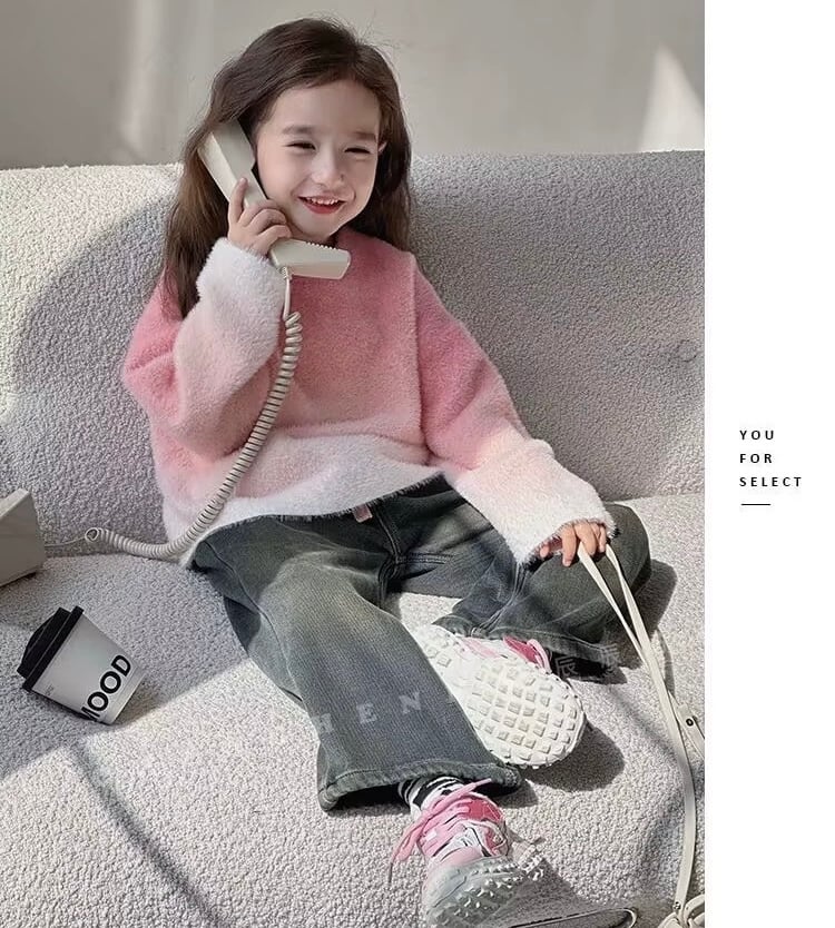 90~160グラデーションピンクニットトップス | selectshop.selepuu 90~160グラデーションピンクニットトップス | selectshop.selepuu