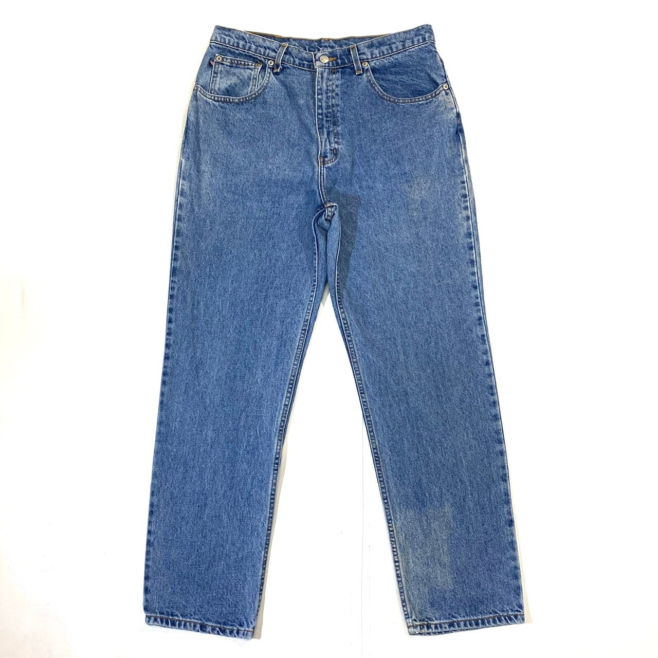 ラルフローレン ストレート デニムパンツ レディースW32 古着 メンズ 