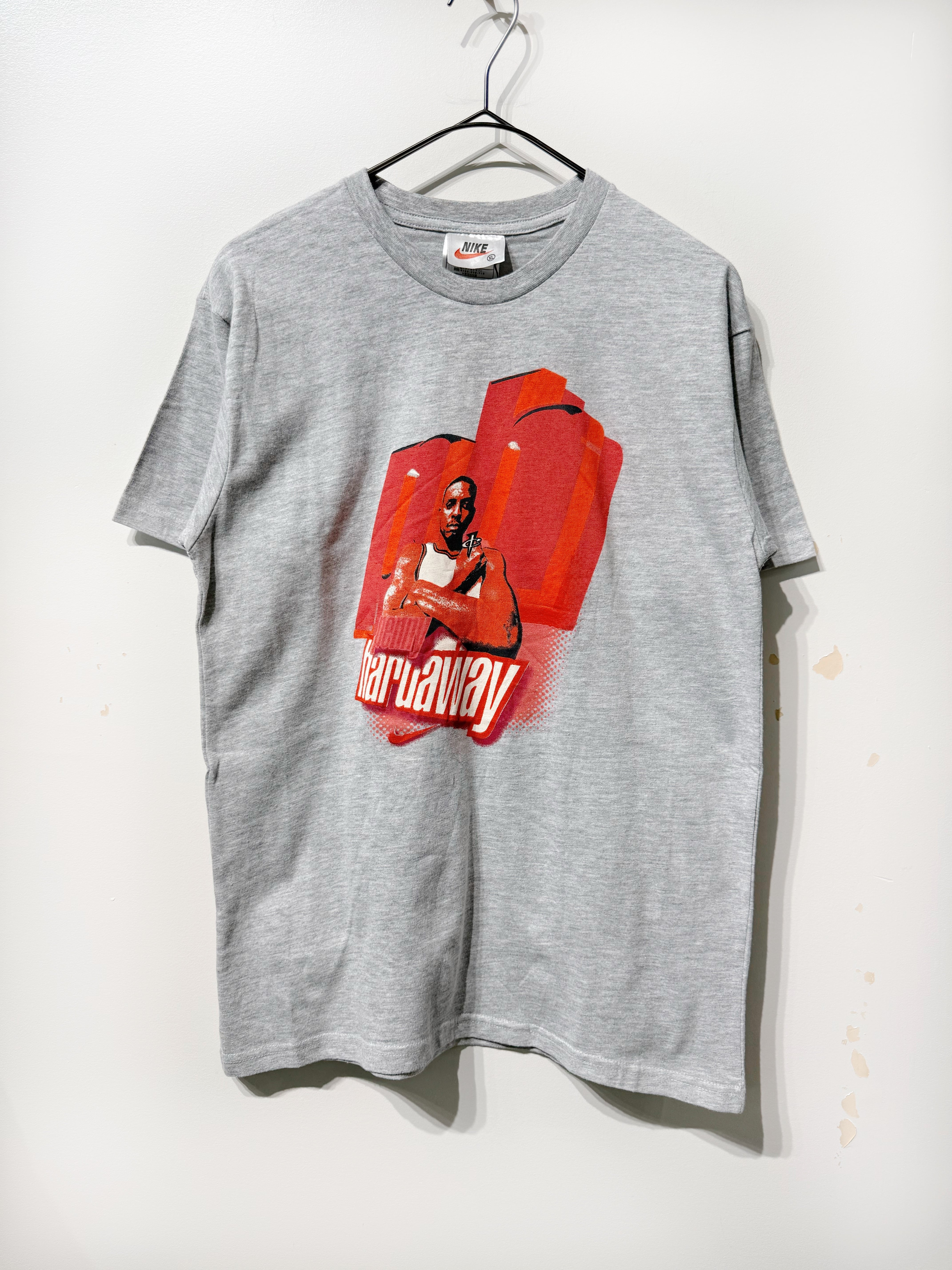 (CS2051)90‘s OLD NIKE printed t-shirt “hardaway” タグ付き