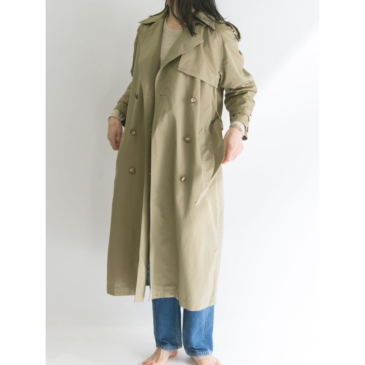 【Itokin Vintage】Made in Japan cotton-polyester trench coat（イトキン  日本製コットンポリトレンチコート）2b | MASCOT/E powered by BASE