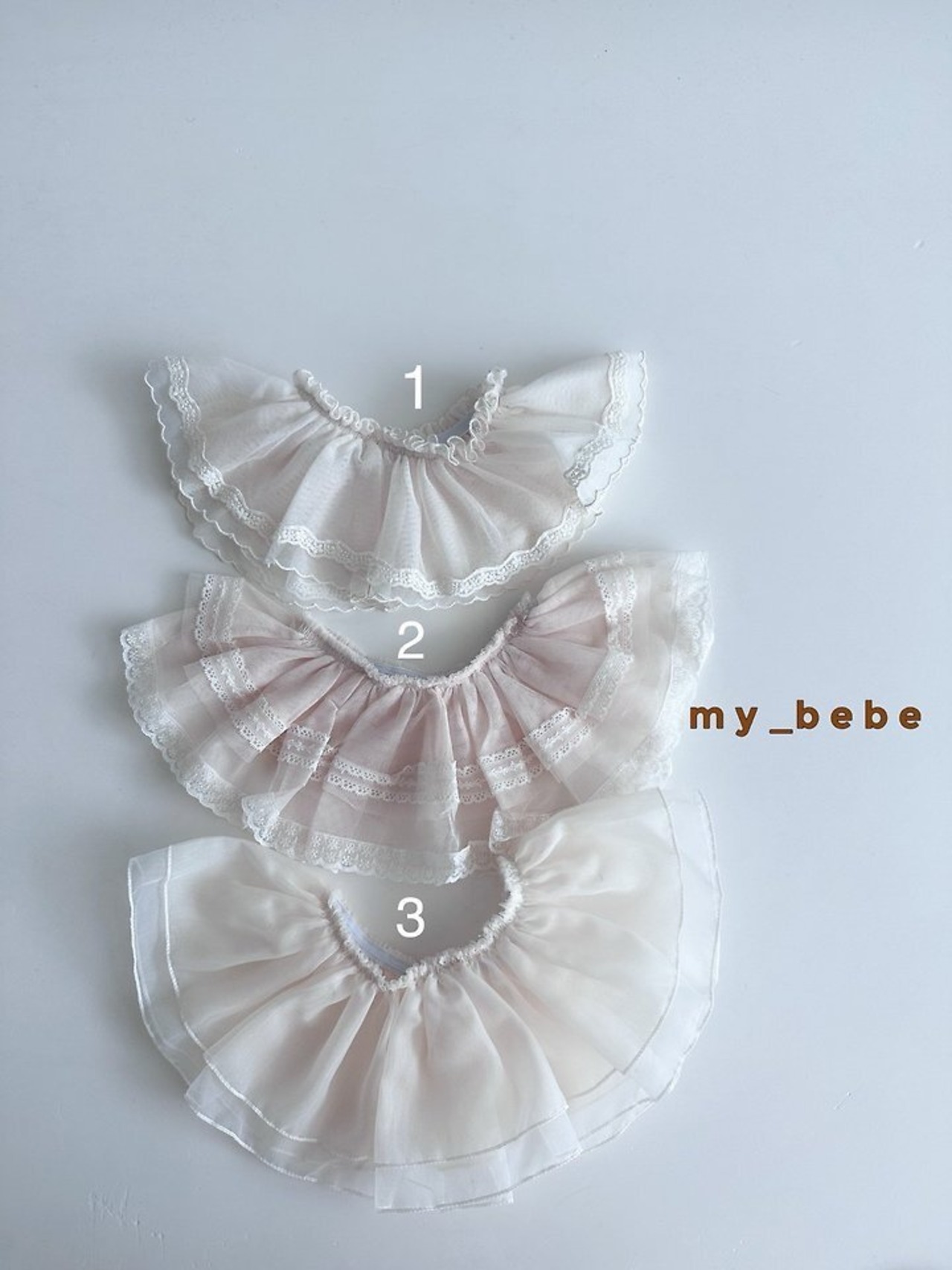 韓国子供服 / Mybebe / シャーレイヤード *ONESIZE*