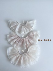 韓国子供服 / Mybebe / シャーレイヤード *ONESIZE*