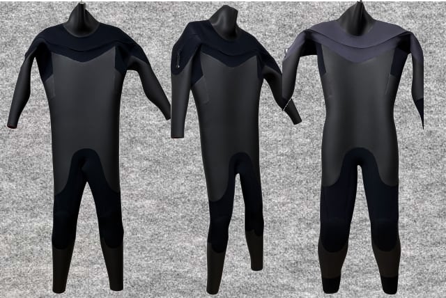 サーフィンスキンエアネッスル起毛ロングチェストジップセミドライフルスーツwsm1901ac(フルオーダー料込)