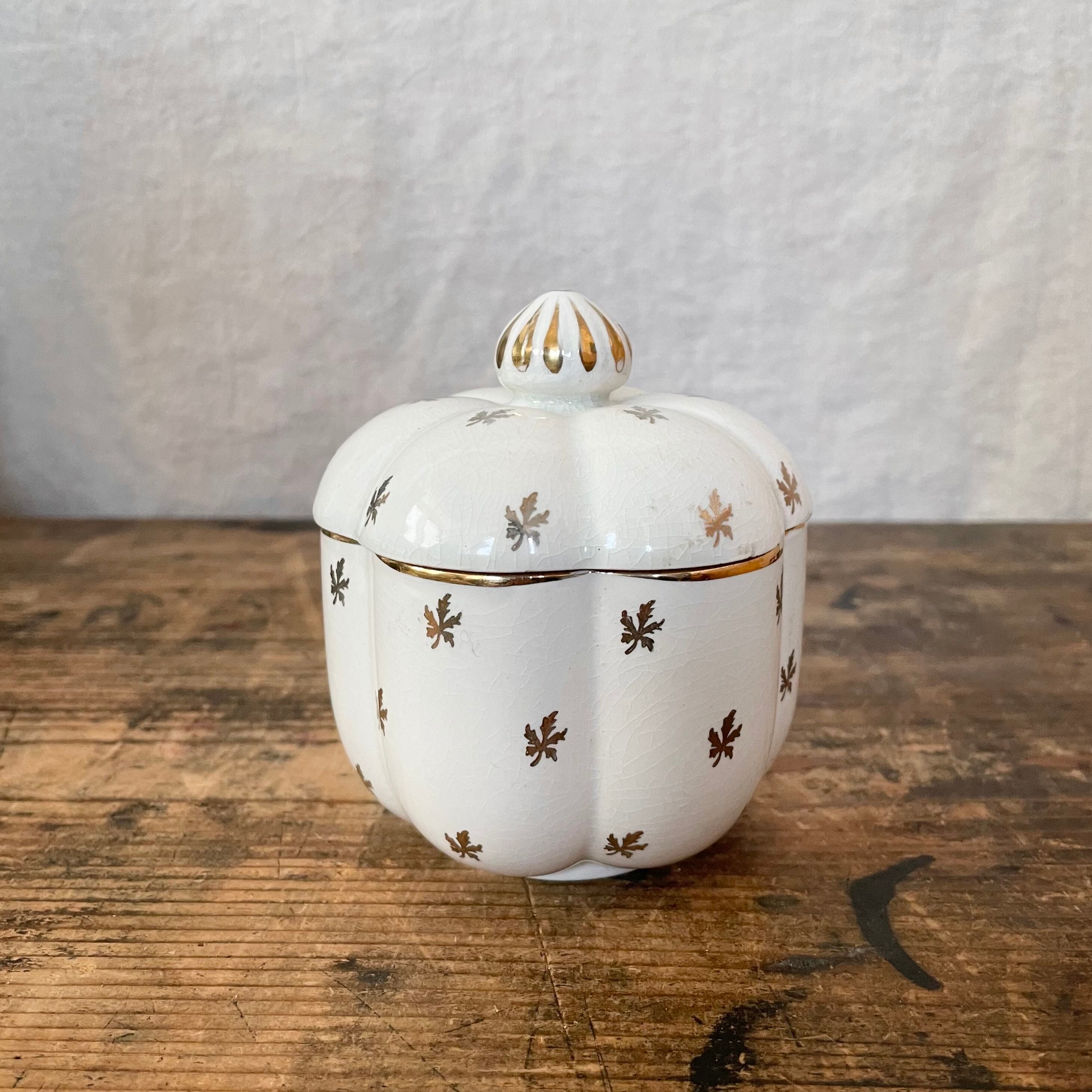 かぼちゃ型のシュガーポット